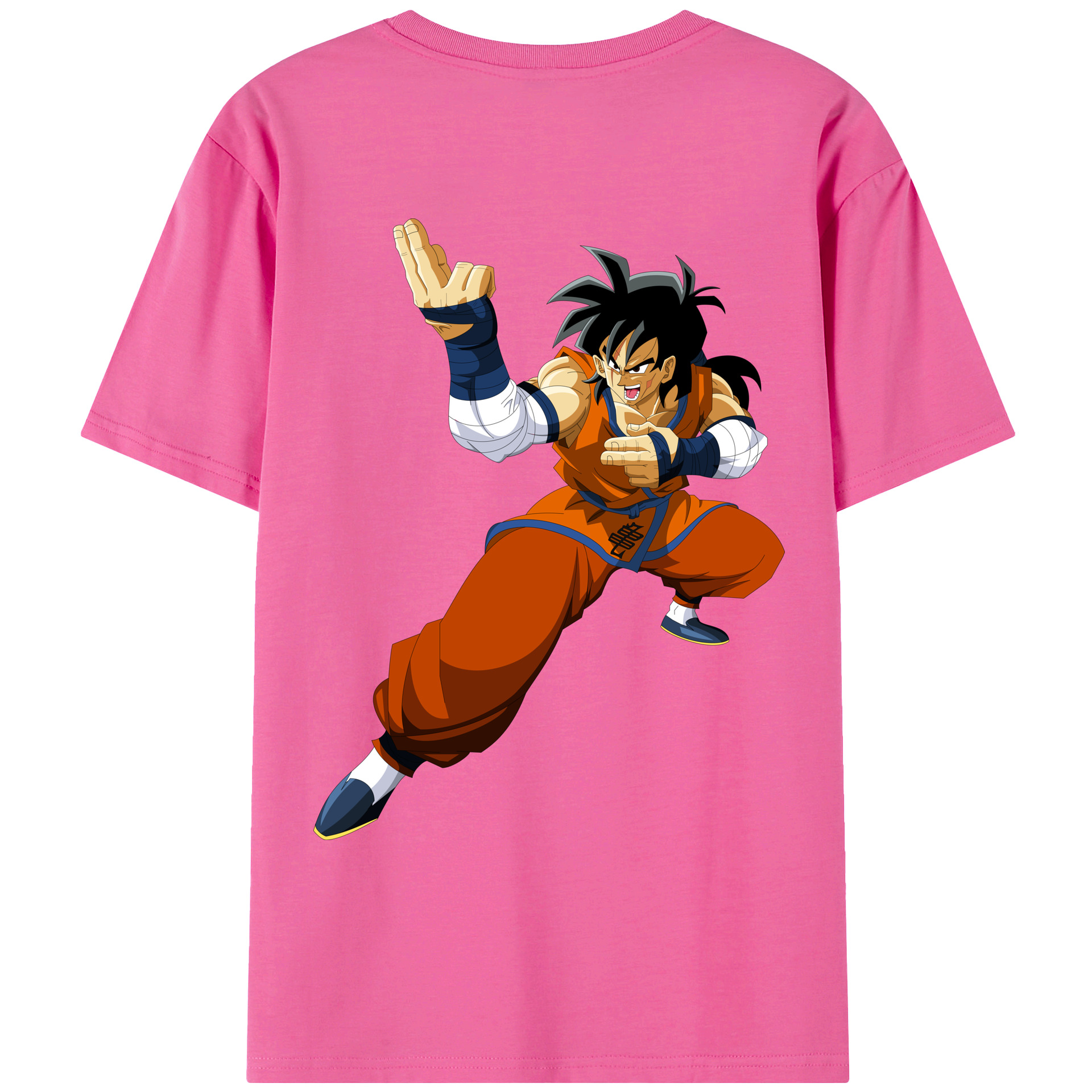 （画像用） ドラゴンボール ヤムチャ DRAGON BALL Yamcha レディース半袖Tシャツ(バックプリント)